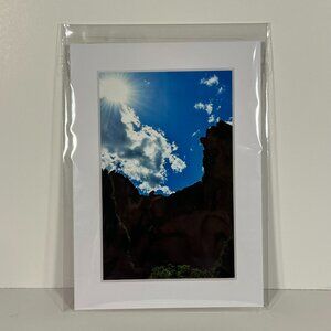 Garden of the Gods Colorado Springs Colorado Photography Print 7inx5in Mat NWT
